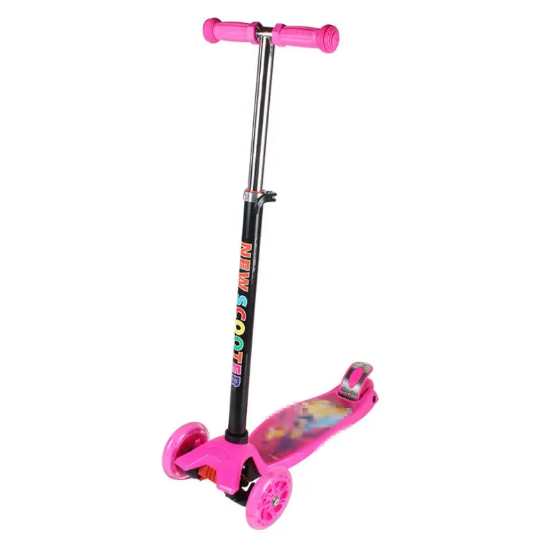 chinese hot sale free shipping 3 4 big wheel off-road mobility  drift foot kids tricycle scooter with removable seat suitcase