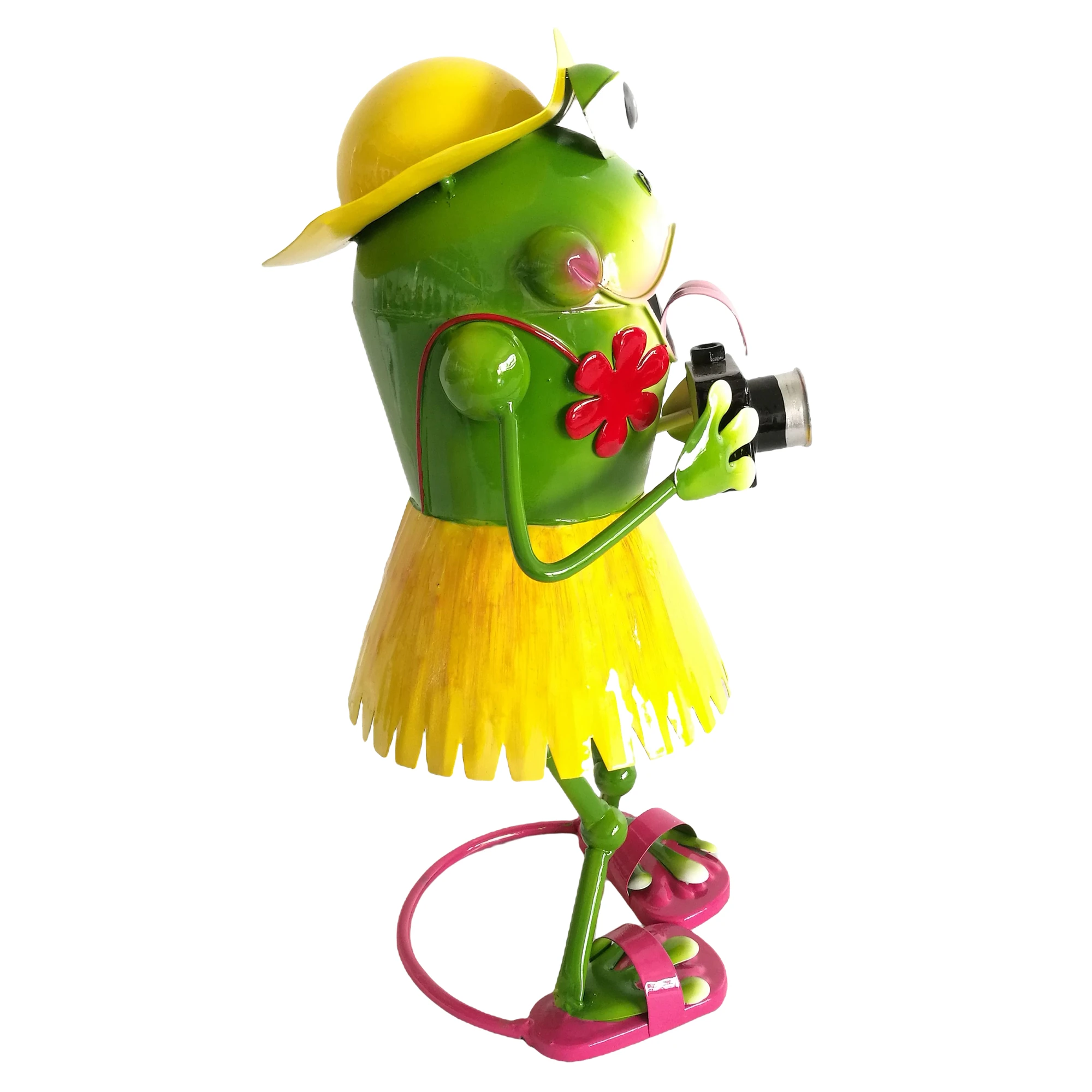 Outdoor metal gifts animals frogs statues decore vintage iron garden decor