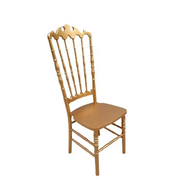 Wholesale Reception Decoration Throne Chairs Luxury Wedding Royal Gold Wooden Wedding Event VIP High Back Wooden VIP Royal Chair