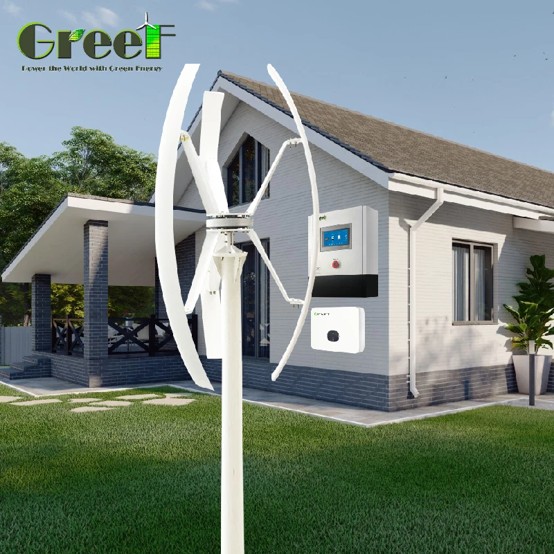 Home Used 1kw 2kw 3kw 5kw 10kw 20kw Windmill Power Wind Generator Wind Turbine with hybrid battery