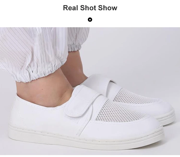 Anti-static Safety Shoes Long Boots Workshop Medical PVC Sole Antistatic Stripe Cleanroom Boots