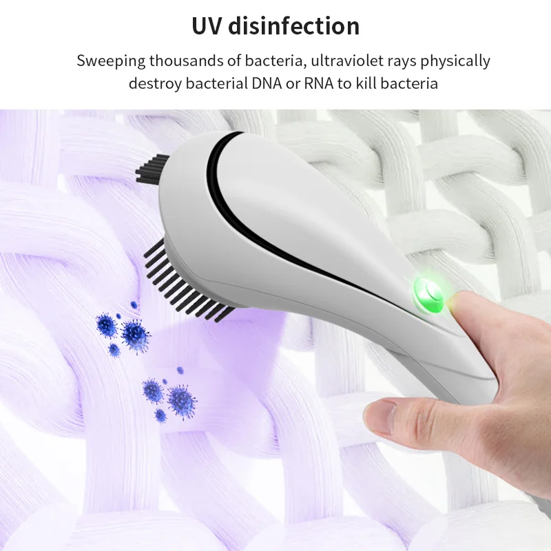 ALQ Portable Handheld Automatic Shoe Brush Shine Polisher With  Disinfection Light Sneaker Shoes Cleaner