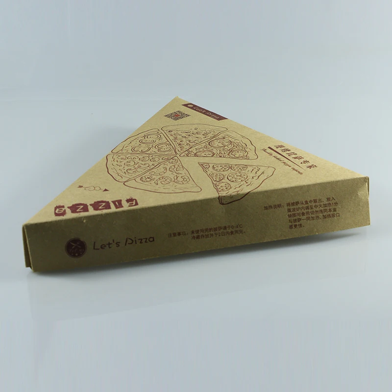 Disposable customizable printable paper pizza box