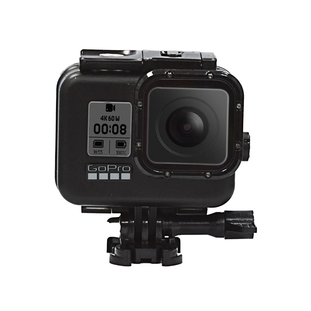 
60m Underwater Waterproof Case for Gopro Hero 8 Black Action Camera Protective Case Mount for GoPro Accessory 