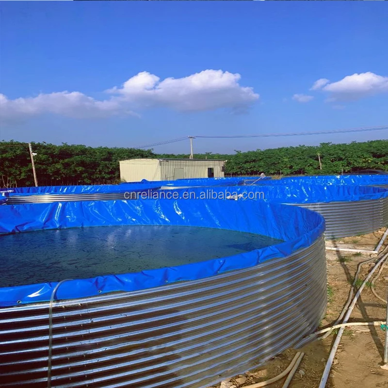 Fish Tank Bolted Corrugated Steel Galvanized Storage Tank Fish Tank