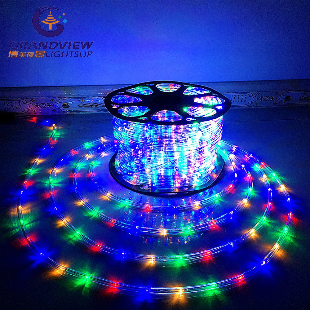 10mm 13mm LED Rope Light PVC 100m For Outdoor Garden Holiday Decorate Lighting
