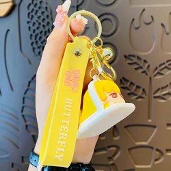 Verified Keychain Manufacturer Wholesale Transparent Acrylic Material Sword Anime Acrylic Demon Slayer Keychain