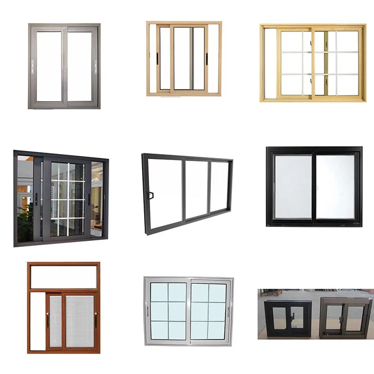 AS2047 AS/NZS4666 Good Price Australia Standard Commercial Design Home Hurricane Impact Aluminum Slide Double Glaze Windows