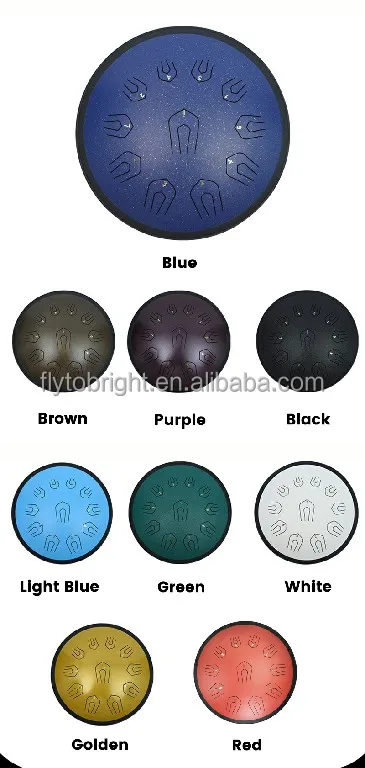 Factory offer the big size 18 inch 45cm 11Note Tongue drum  handpan