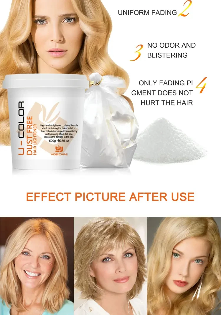 Wholesale Bleaching Powder Permanent Dust Free Bleach Powder Manufacturer for Hair Dye