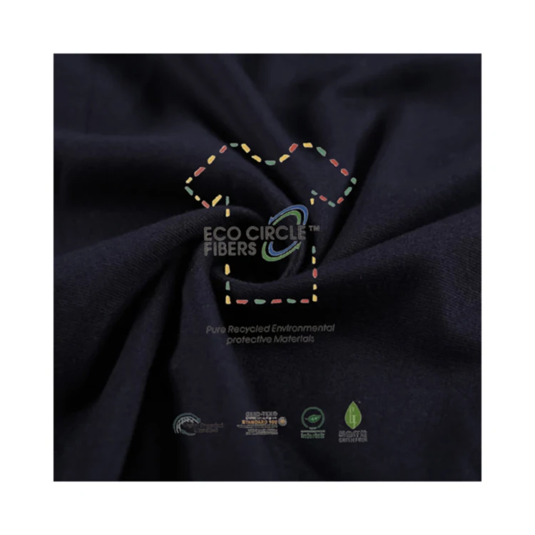 
China Supplier Customized High Quality 30S Recycled Polyester Viscose Spandex Repreve TR Ponte De Roma Knit Fabric For Garments 