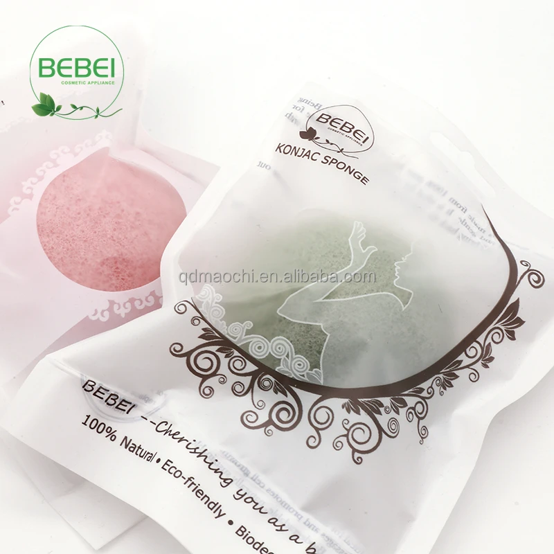 Skin Care Private Label Face Sponge 100% Facial Activated Natural Organic Konjac for All Hypoallergenic