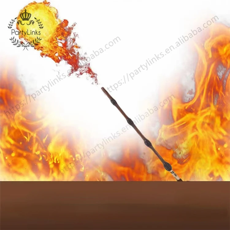Fireball Fire Wand Wizard Wand That Shoots Fireballs Blaster Incendio Wand for Cosplay Birthday Party Gifts Halloween