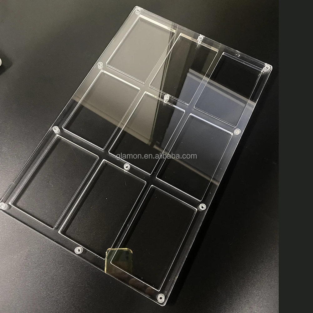 Wholesale Clear 9 Pokemon Cards Slab Display Protector Trading card Collection Case for display