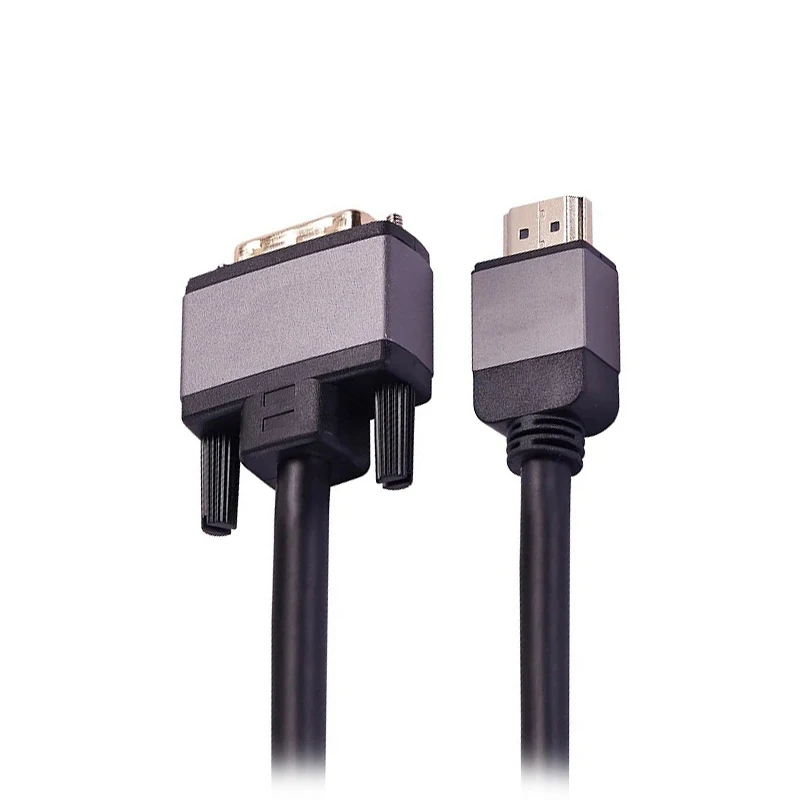 Auxus хит продаж алюминиевый корпус HDMI к DVI кабель для ноутбука