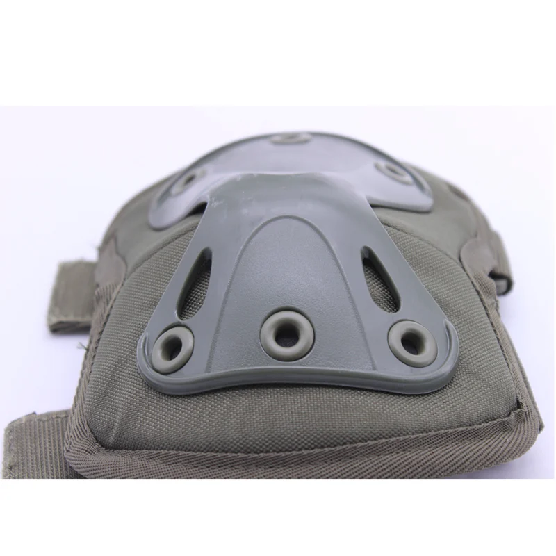 Оптовая Продажа с фабрики, бесплатный образец, 1000D нейлоновые четырехсекционные тактические тренировочные наколенники для поддержки коленного сустава и наколенники