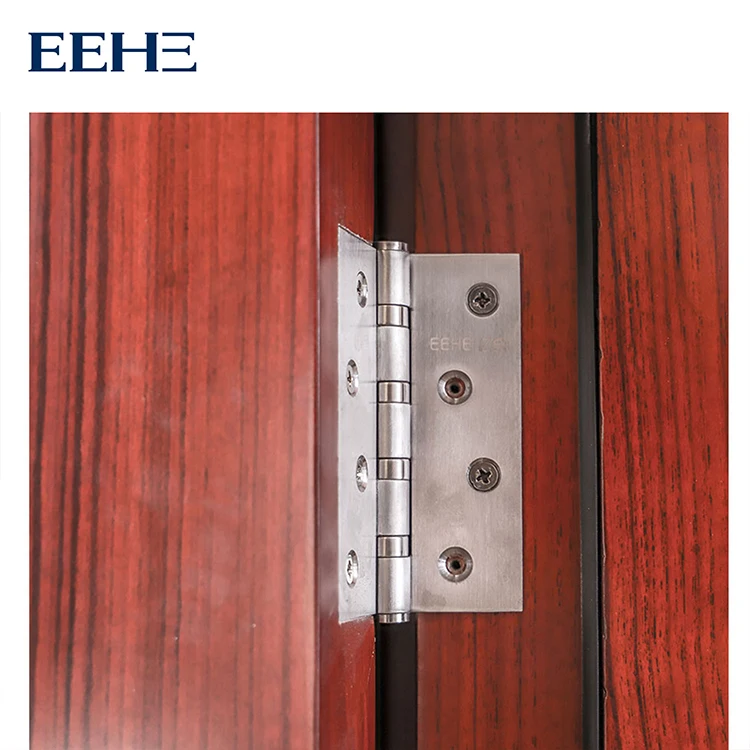 New wooden single door flower designs teak wood main door