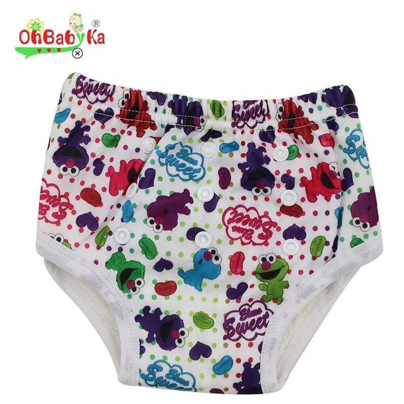 Ohbabyka Wholesale Factory China Baby Bamboo SNAP-ON Training Pants