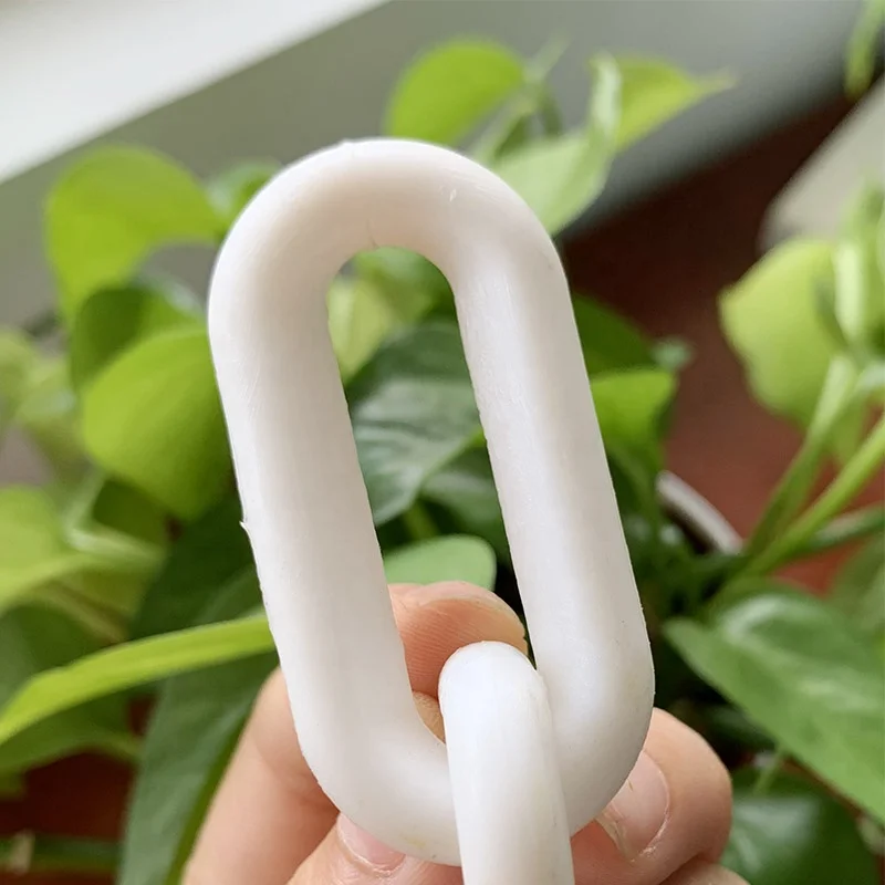 6mm Diameter Polyethylene PE Traffic Road Safety Plastic Link Chain