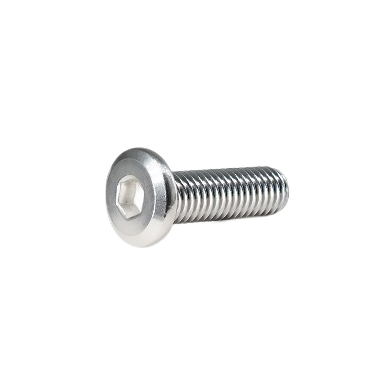 Hex Socket Machine Screws Ss304 Chamfered Hexagon Socket Machine Screws Stainless Steel Industry Fast Plain DIN CN;GUA