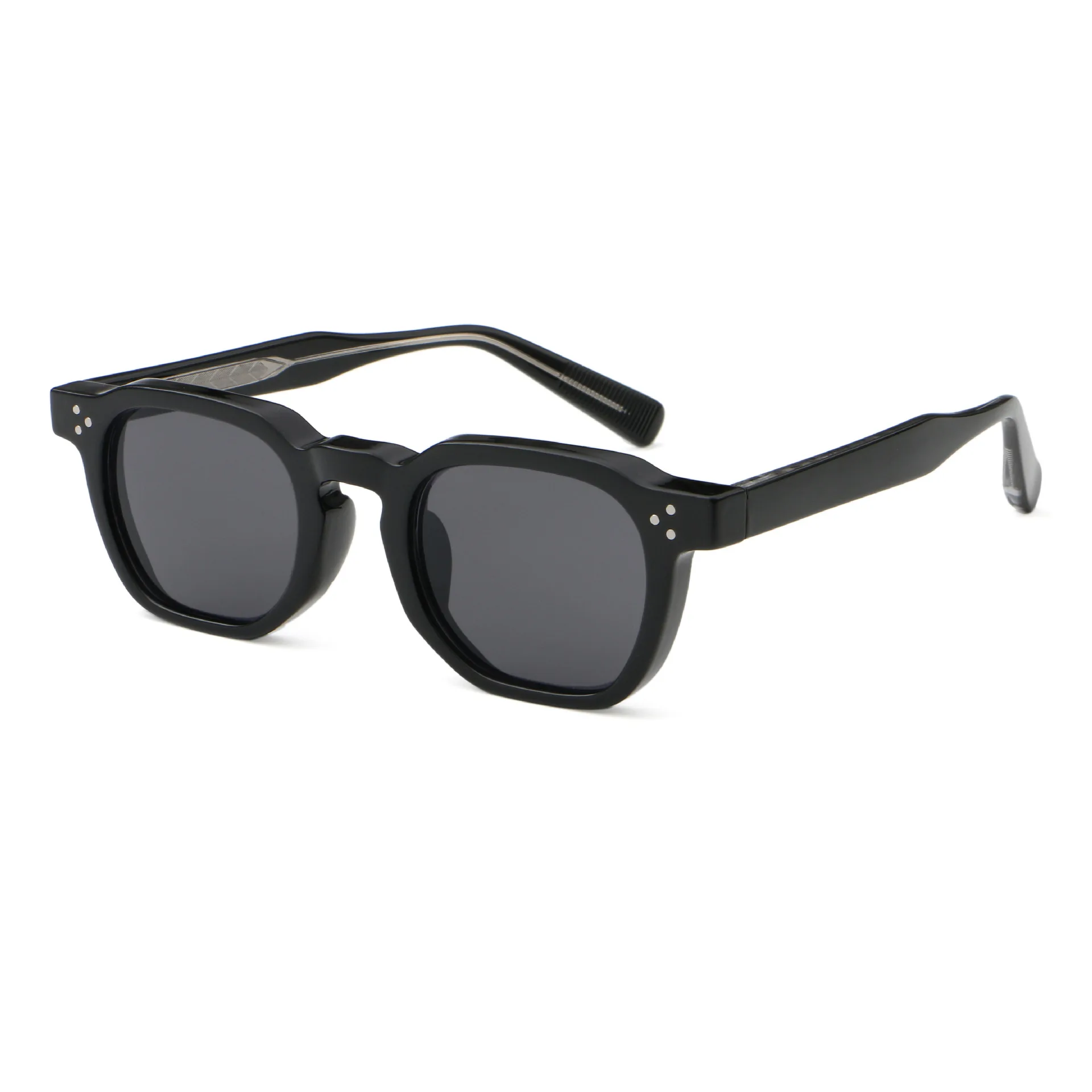 Hot Selling Eyewear Fashion Cp Sunglasses  Women Retro Classic Square Reinforced Wire-Core Temples Sunglasses