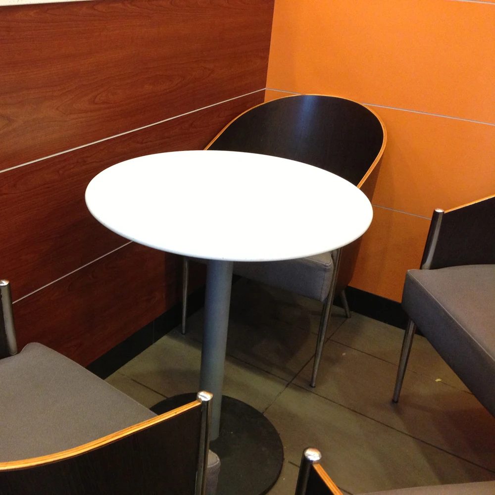 Fast food dining table/used tables and chairs for restaurant /solid surface restaurant Table with Chairs