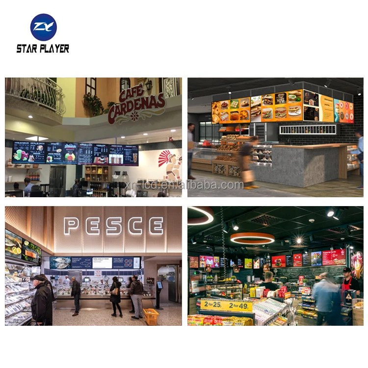 OEM 32 43 49 55 65 inch wall mounted tft capacitive touch screen lcd monitor totem digital advertising equipment