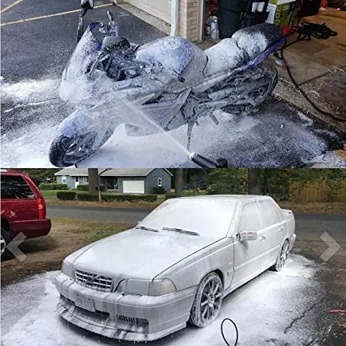 Snow Foam Lance 1 Liter Bottle Foam Cannon Compatible Adjustable Foam Soap Dispenser Nozzle Removable interface