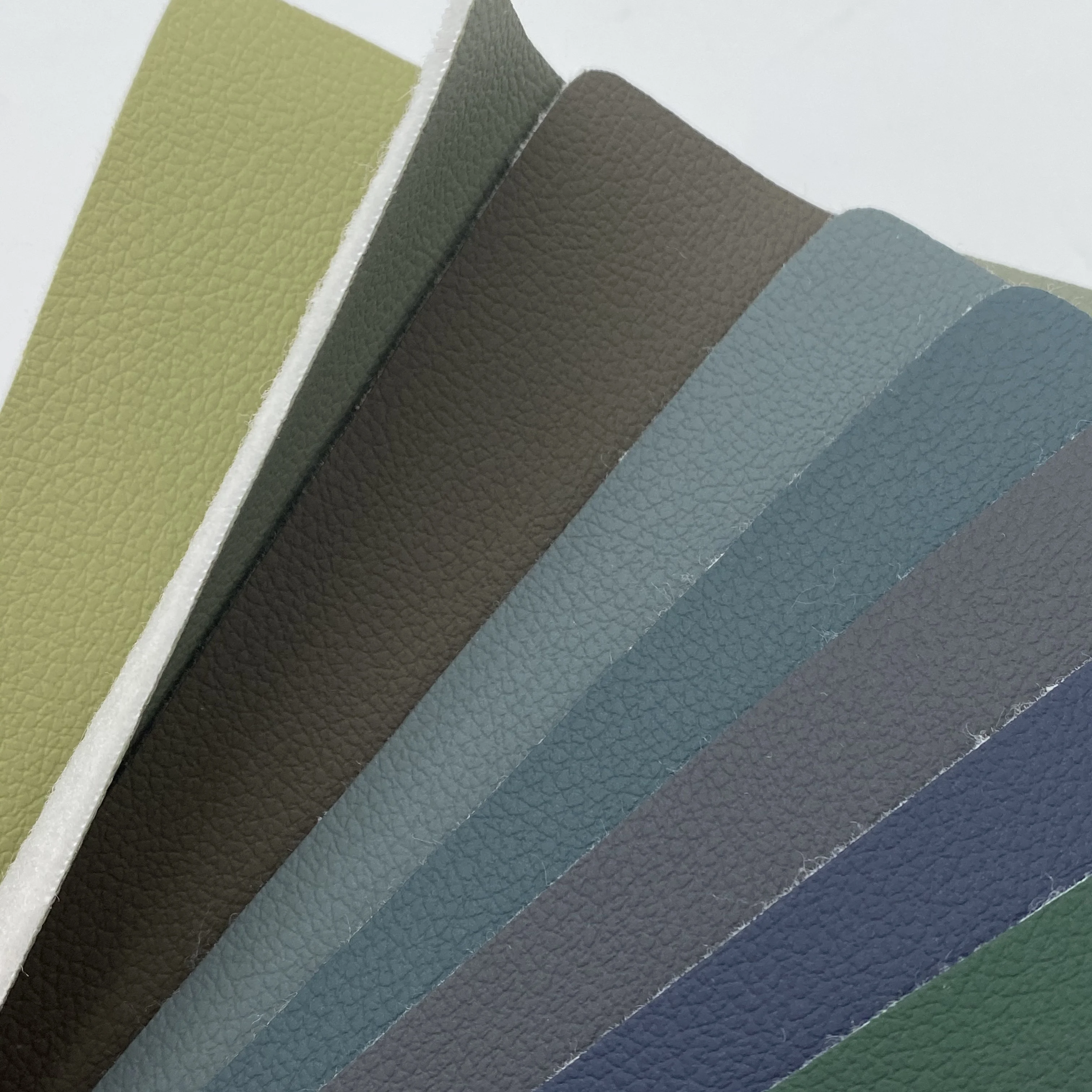 New product litchi pattern cat grab skin feel skin -friendly super soft pure rubber -wear resistanc synthetic leather for sofa