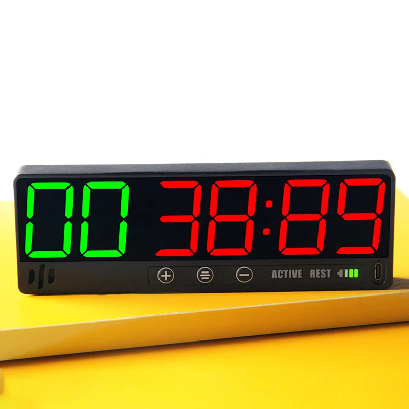 CHEETIE CP50 New 1.5 Inch Portable Small Smart Digital Magnetic Gym Fitness Crossfit Timer Clock for Workout