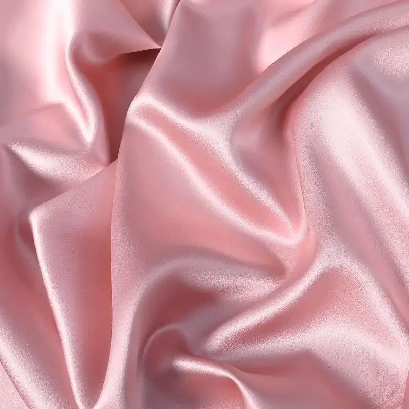High Quality 79% Acetate 27% Polyester Plain Satin Brief Smooth Feel Fabric Fusible Shirt Blouse Half Culottes Apparel Dress