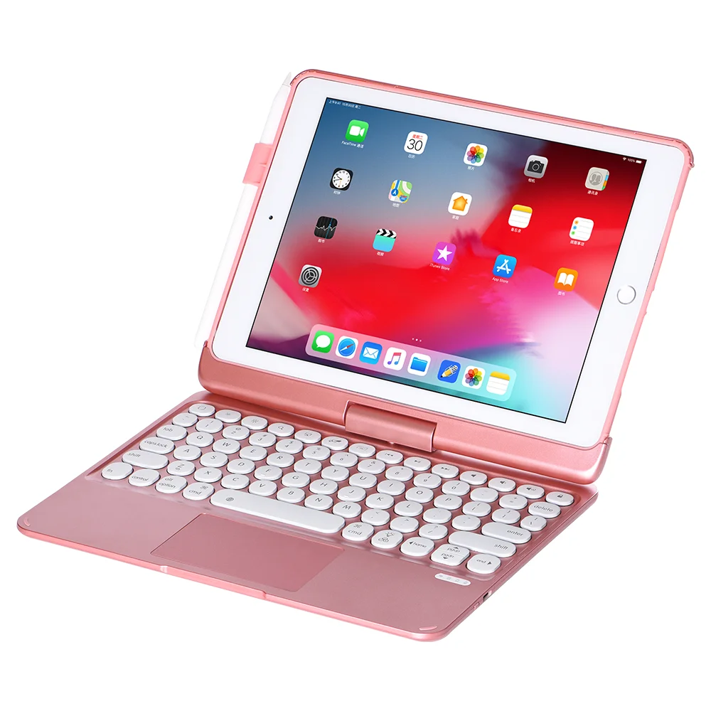 For Ipad Pro 12.9 Keyboard Case Wireless Keyboard For Ipad Pro 12.9 2018 3rd Gen Support For Apple Pencil Charging