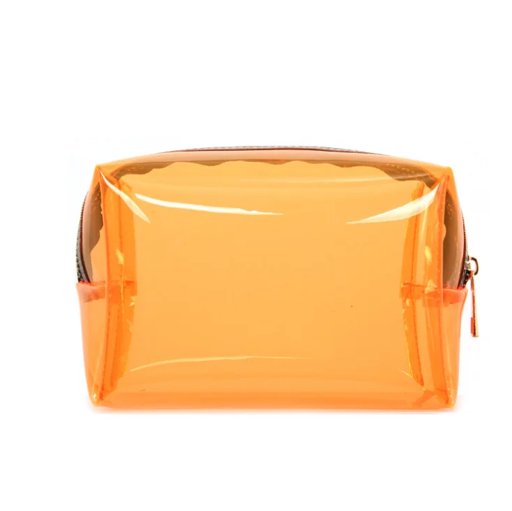 Promotion Gift Yellow Plastic Candy Package PVC Cosmetic Bag