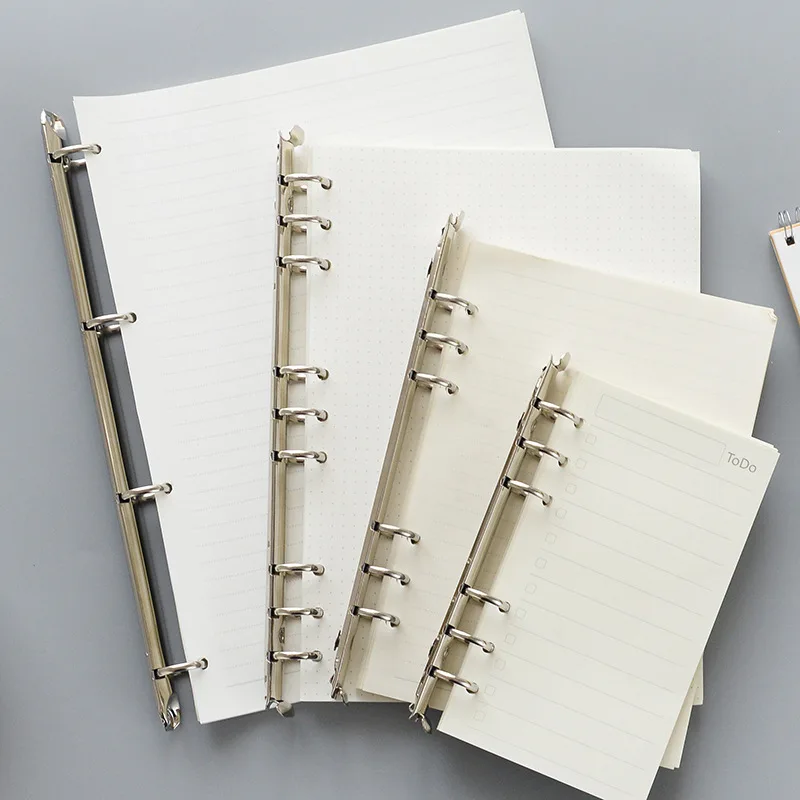 Оптовая продажа от производителя, папка для файлов, аксессуары A4/A5/A6/A7, металлическое кольцо, папка для бумаги, зажим, кольца для книг