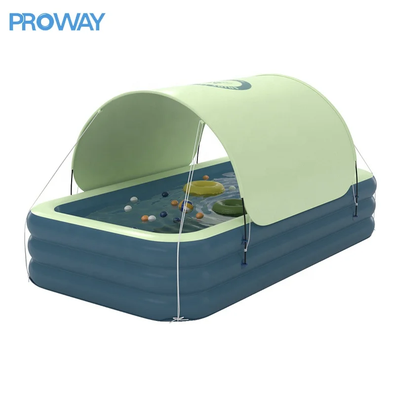 New Arrival Folding sun shading inflatable swimming pool children household large baby ocean ball pool