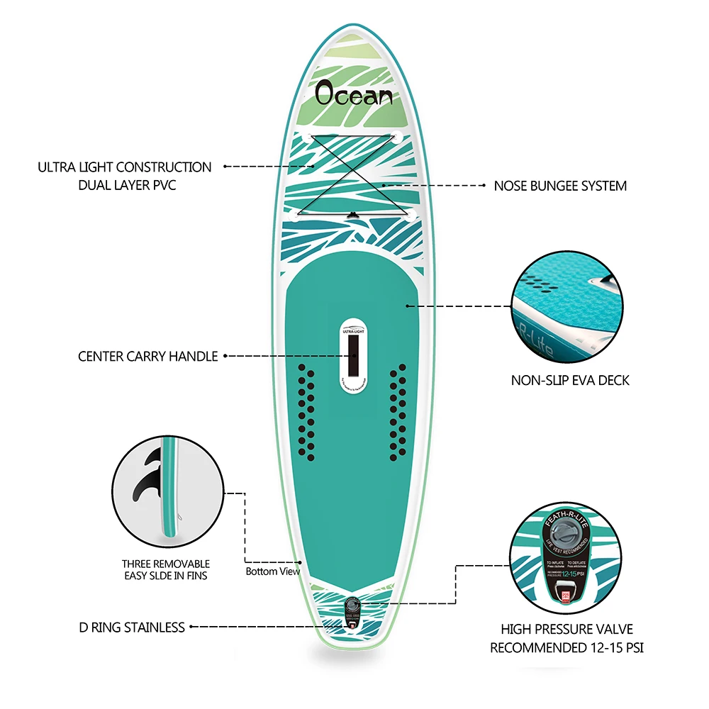  Дропшиппинг Funwater коммерческая доска с веслом для воды надувные доски из фольги серфинга