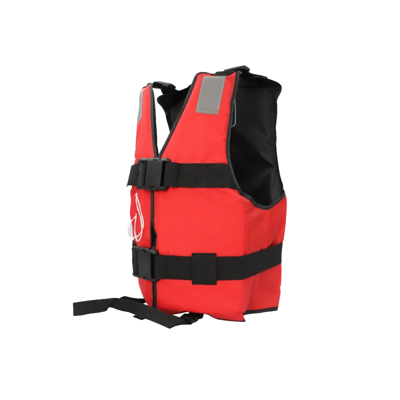 Red Orange Life Jacket Vest Adult Universal Marine Swim Float Jacket Life Vest