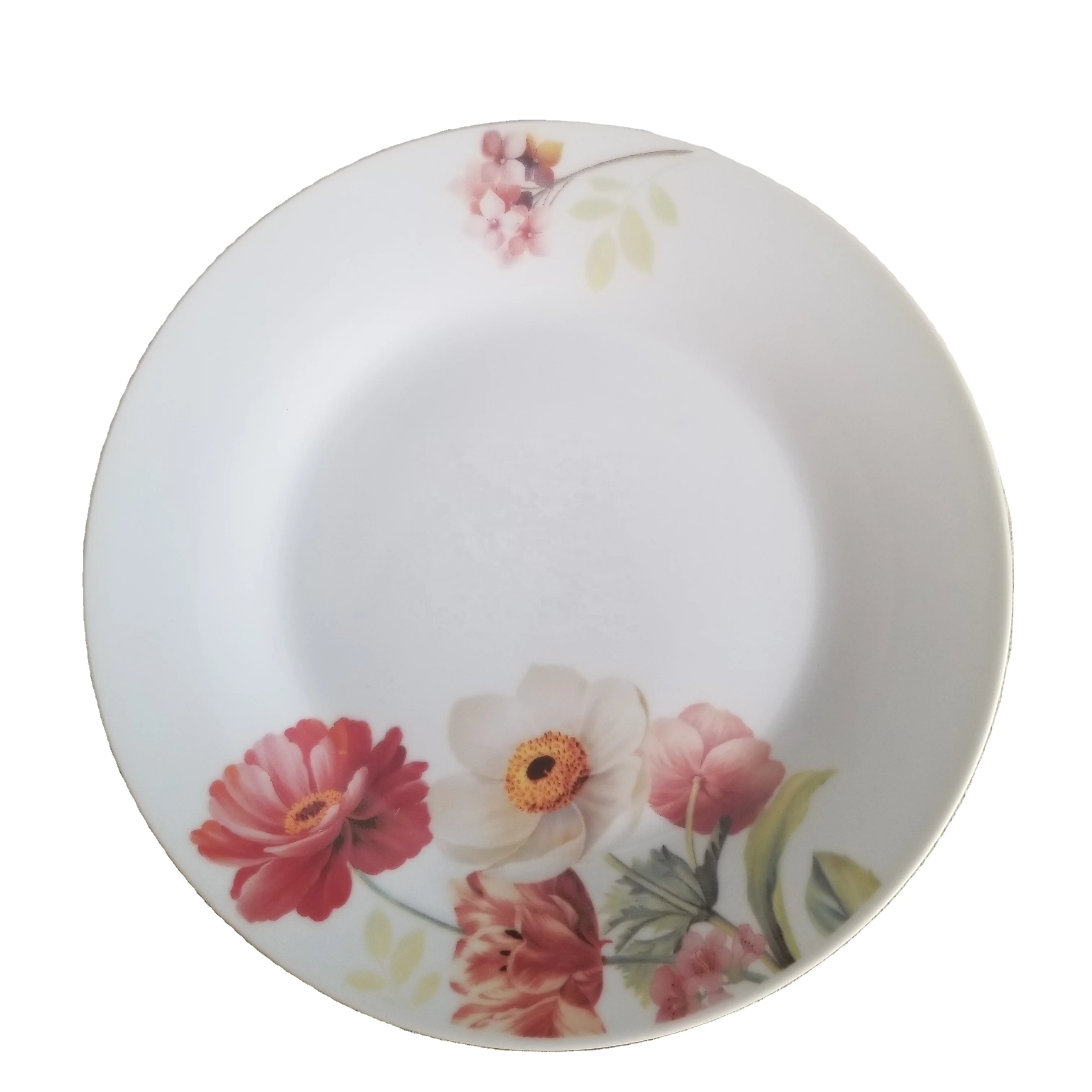 Porcelain ceramic dinner plates porcelain dishes for restaurant home cookware sets