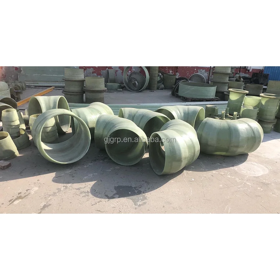 FRP pipe flange GRP elbows fiberglass tee reducer rtrp pipe fitting FRP threaded coupling fitting FDG system pipe fittings