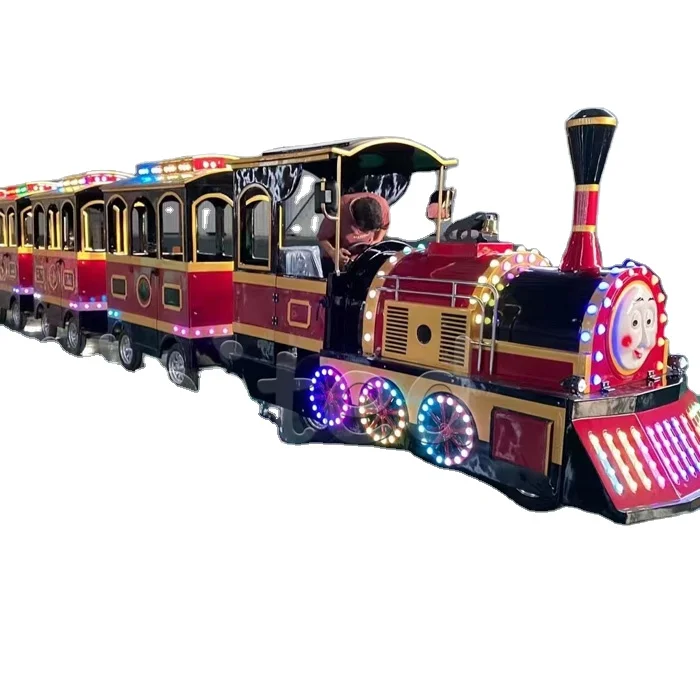 Train rides Chinese Manufacturer tourist road Trackless Train For Sale