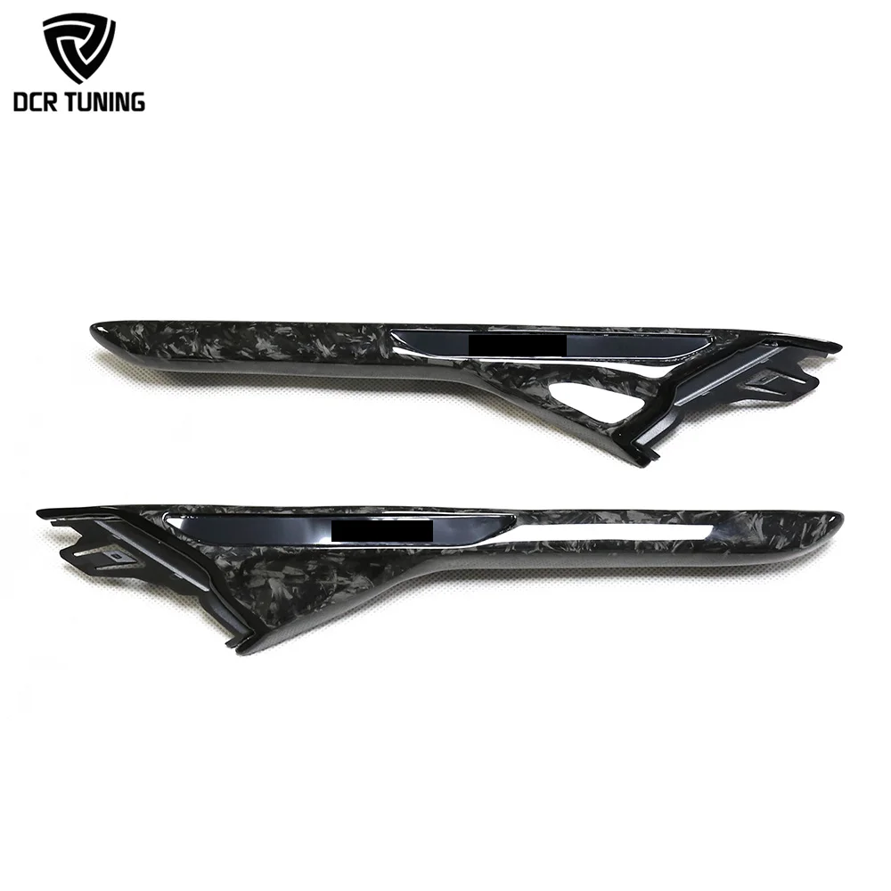 Forged Carbon Fiber Fender Trim for BMW F90 M5 Carbon Side Air Vents Replacement Grille Clip-on 2018+