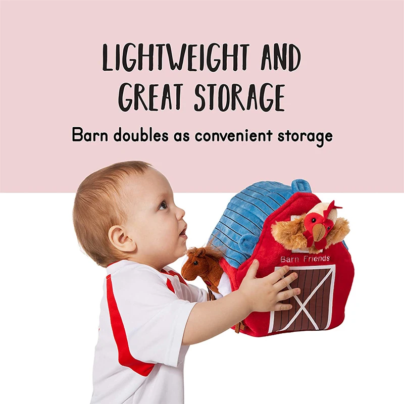 Wholesale Cute Animal Farm Toys For Boys And Girls Unique Gifts For Barn Houses And Four Soft Plush Animal Stuffed Toy Sets