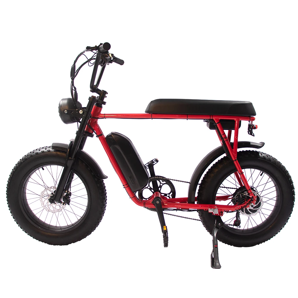 Hot selling 20x4.0inch 48V 500W vintage long seat super ebike 73 electric bike fat tire