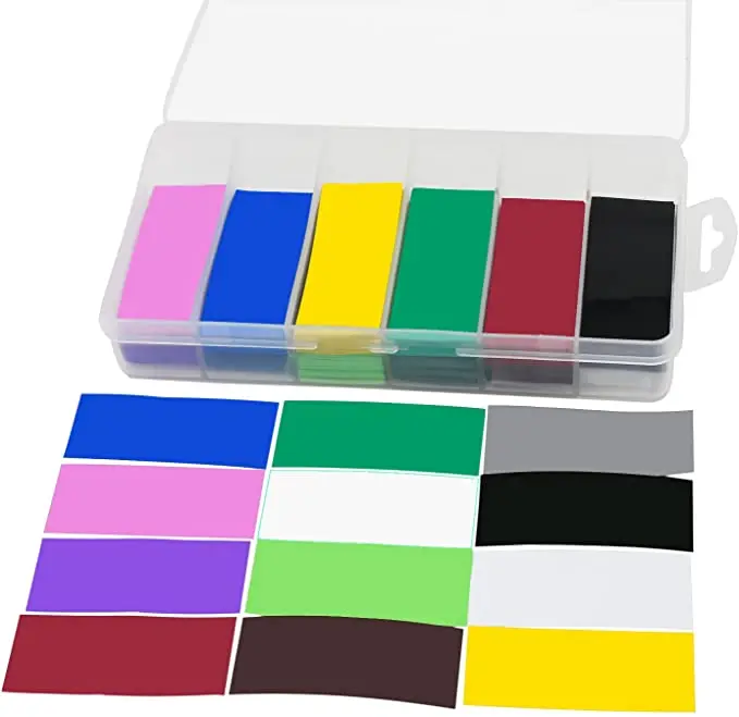 280 шт. 18650 литиевая батарея термоусадочные трубки Ассорти Комплект из прозрачного ПВХ термоусадочная втулка термоусадочная пленка