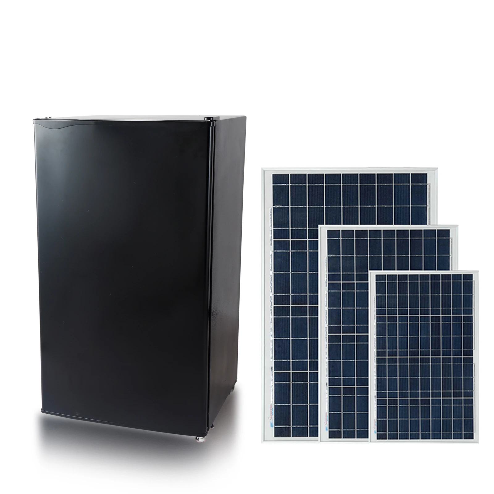 Wholesale 90L Single Door 12V/24V Dc Refrigerator Solar Freezer Refrigerator With Solar Panel