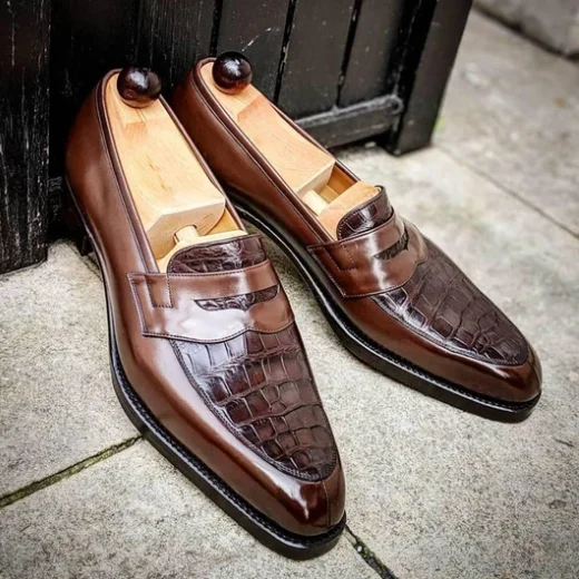 Мужские тонкие туфли на весну-2021, новые модели, низкий каблук, мужские туфли в деловом стиле; Размеры 38-48, узкие Туфли-Бизнес одинарная обувь без шнуровки; Прямая доставка