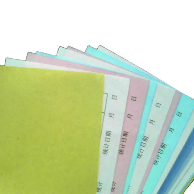 customized high quality 100% Original Wood Pulp Carbonless paper/ NCR Paper for Printing
