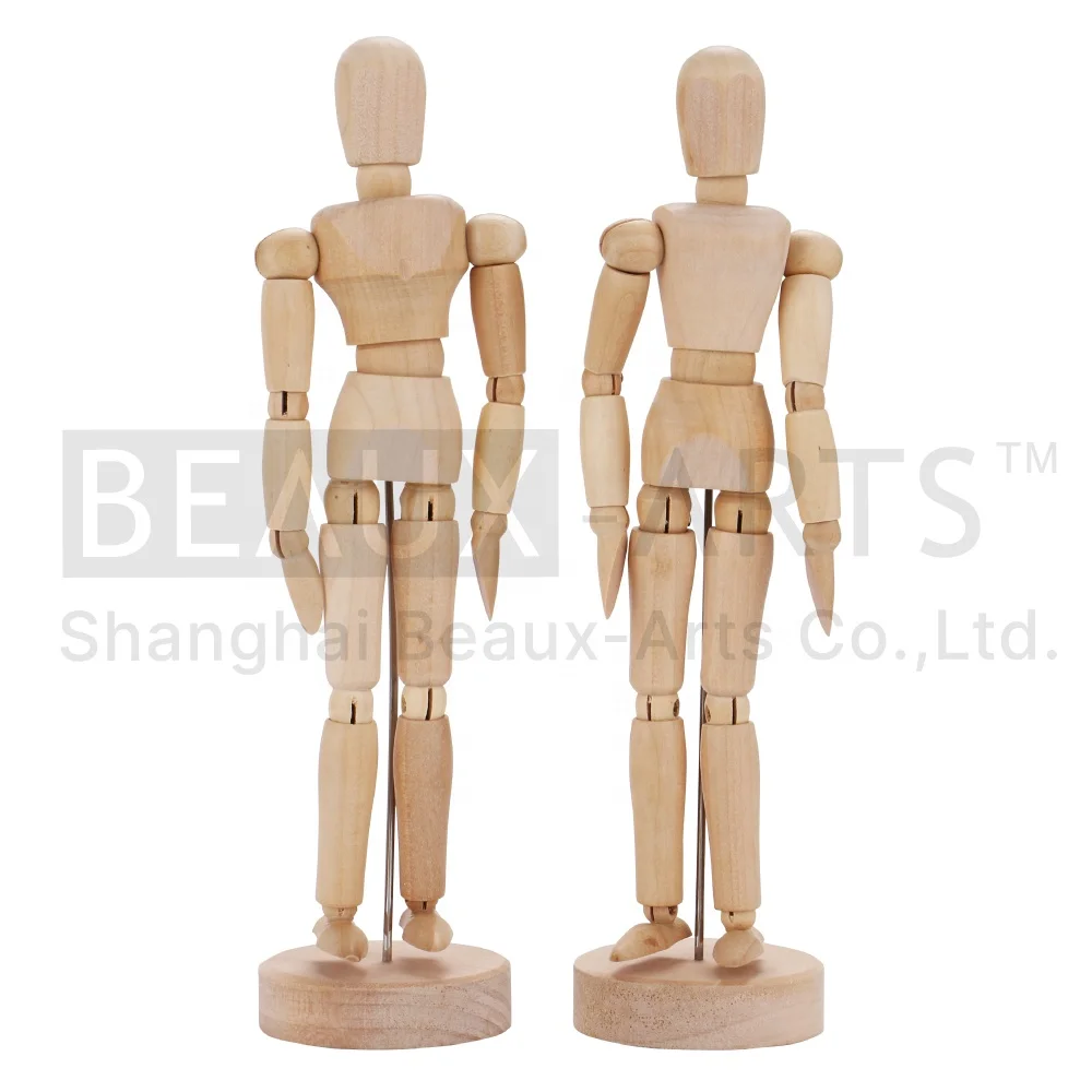 8 Inch 20cm Wooden Male Manikin Artist Model Comic Sketching Art Painting Mannequins