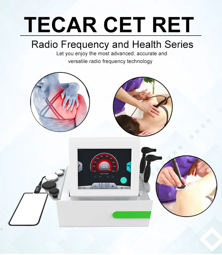 New POWER 300W Therapy Machine RET CET RF Body Paine Relief 448khz tecar machine