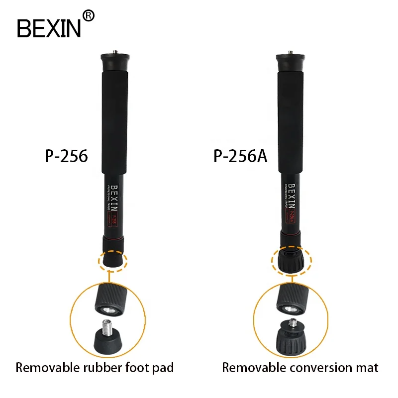 
BEXIN aluminum camera mobile phone stand bracket support handheld photography mini portable unipod monopod for dslr camera video 